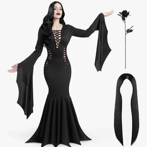 Gothic Witch Costume Dress